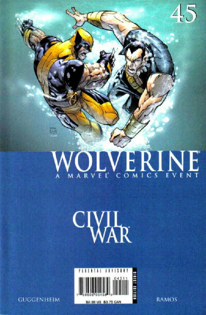 Civil War: Wolverine - Dan Buckley (45 - Oct 2006) comic book collectible [Barcode 759606054589] - Main Image 1