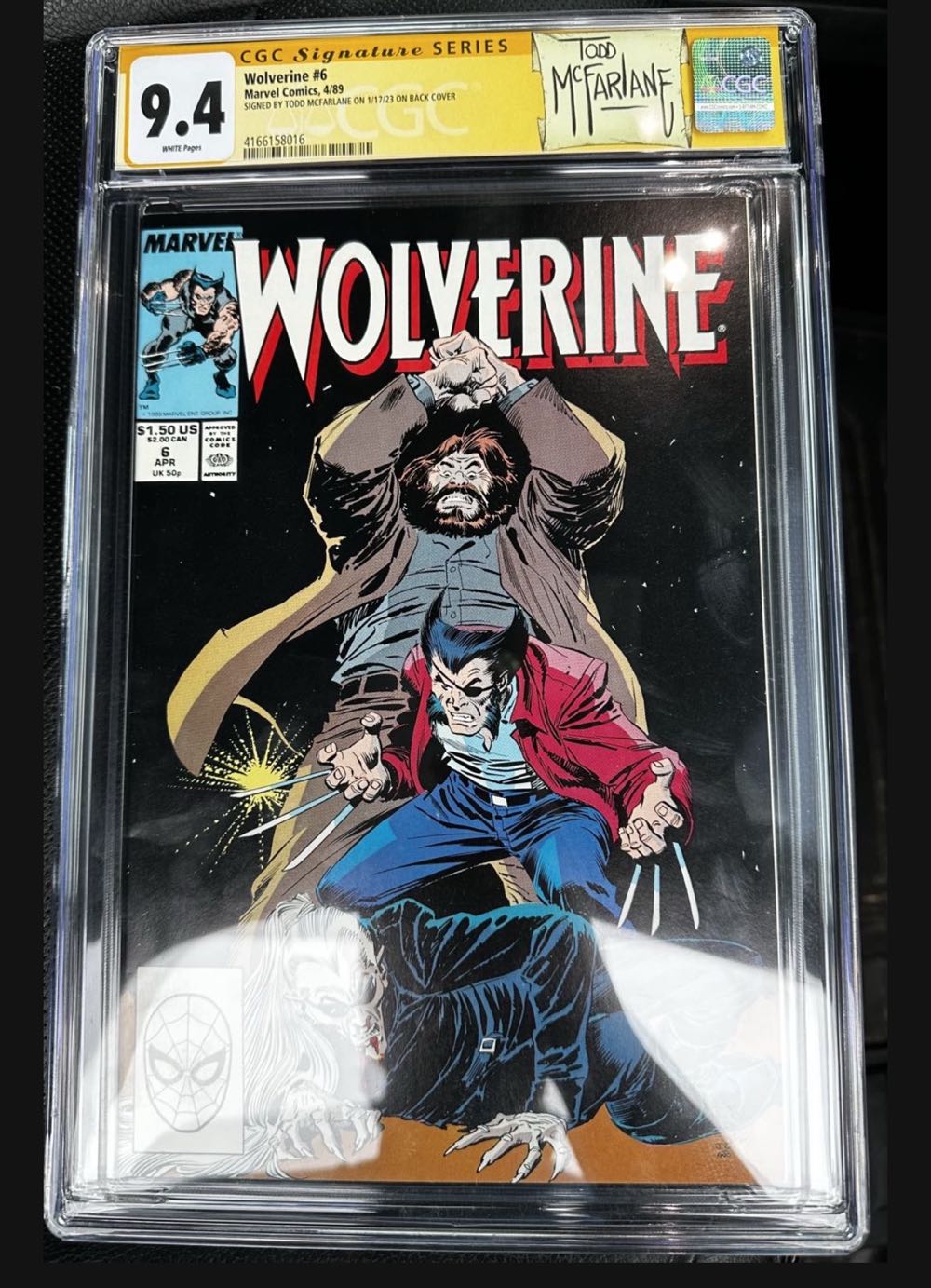 Wolverine - Marvel Comcs (6 - Apr 1989) comic book collectible - Main Image 3