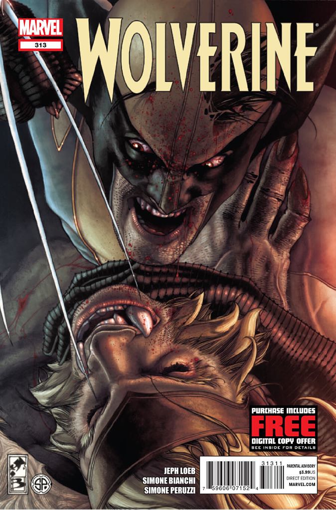 Wolverine Vol 2 - Marvel (313 - Nov 2012) comic book collectible - Main Image 1