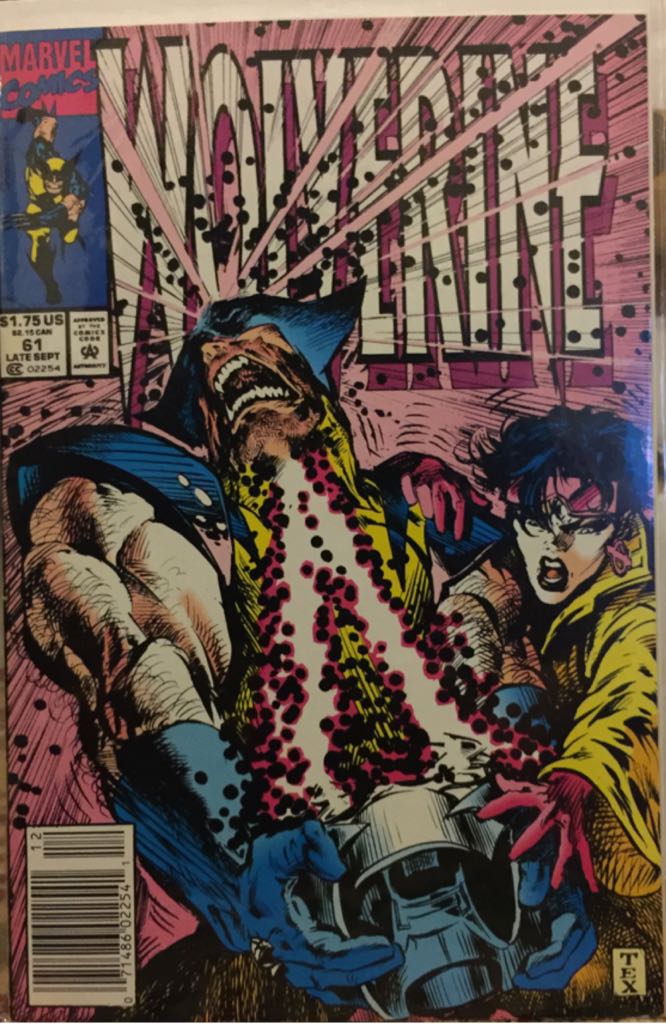 Wolverine: Vol. 2 - Marvel Comics (61 - Sep 1992) comic book collectible [Barcode 071486022541] - Main Image 1