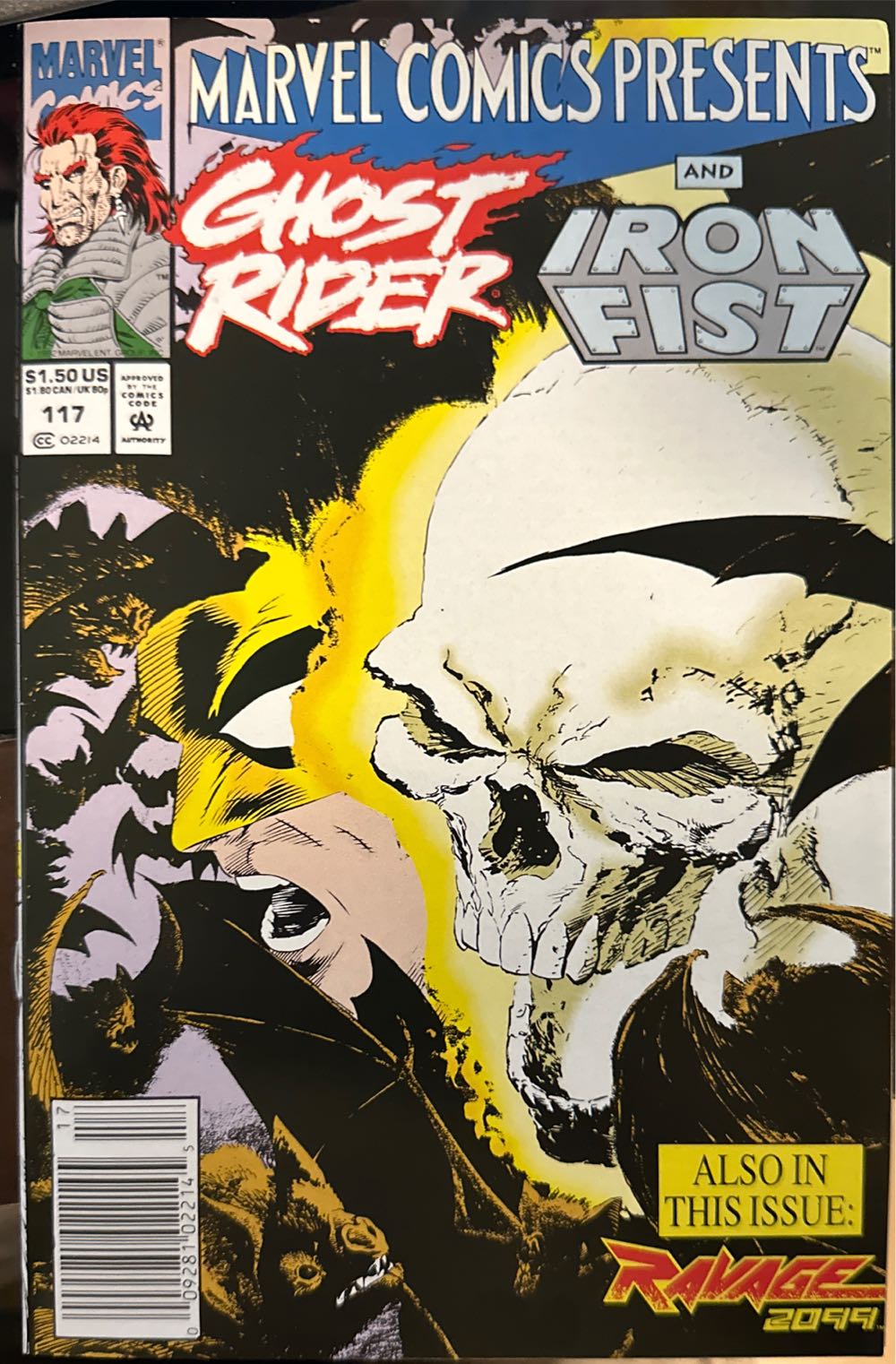 Marvel Comic Presents Wolverine Giant Man Ghost Rider Iron Fist  (117) comic book collectible - Main Image 2