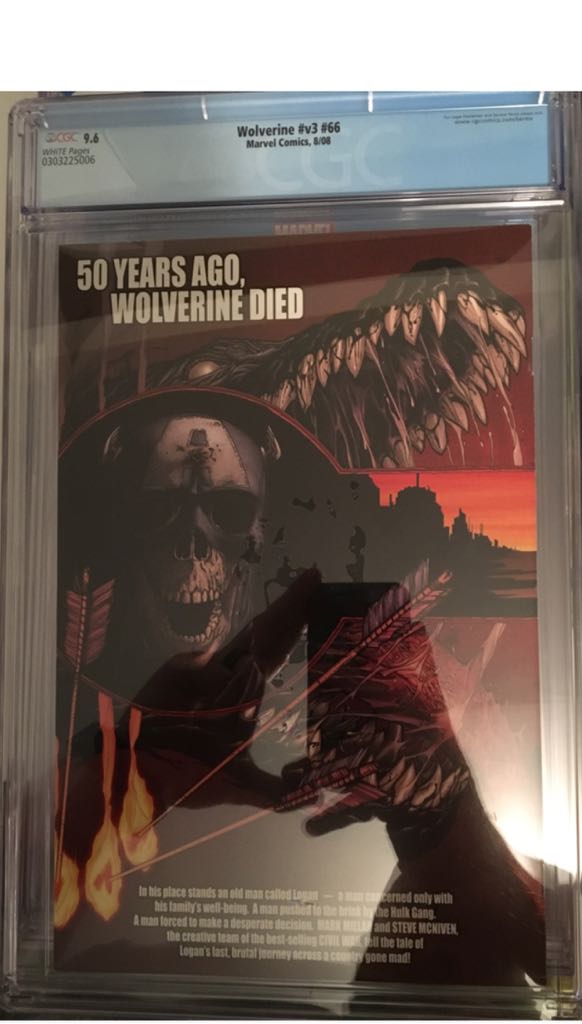 Wolverine - Marvel Comics (66 - Aug 2008) comic book collectible [Barcode 75960605458906611] - Main Image 2