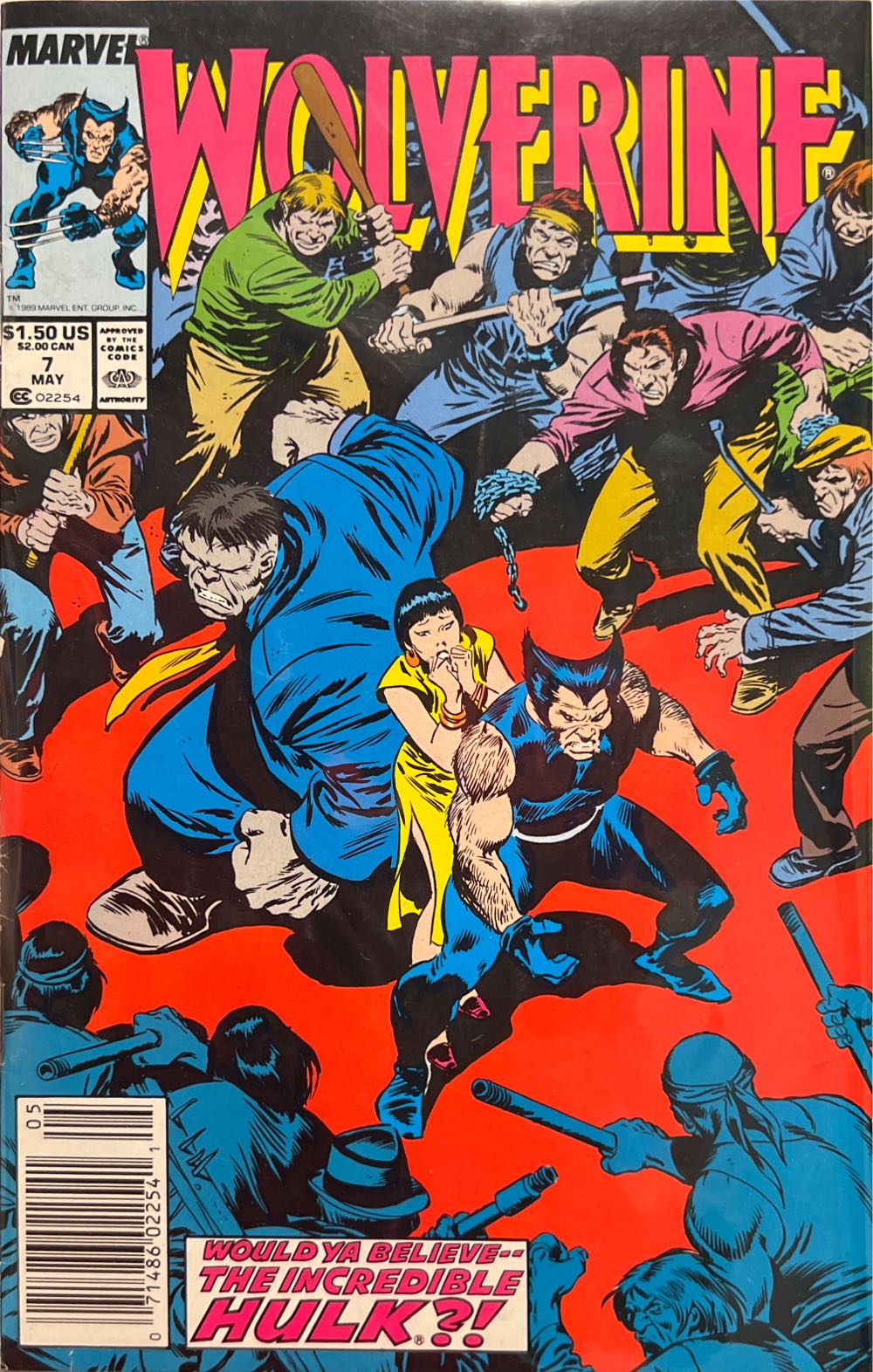 Wolverine (1988) - Marvel Comics (7 - May 1989) comic book collectible [Barcode 07148602254105] - Main Image 2