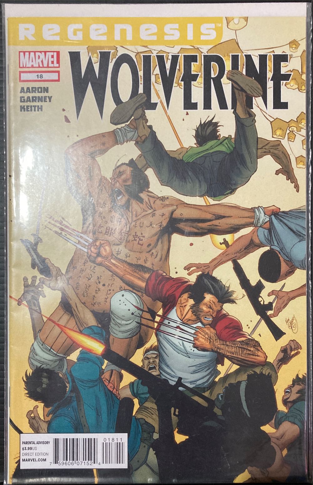Wolverine (Vol. 4) - Marvel (18 - Jan 2012) comic book collectible [Barcode 75960607152401811] - Main Image 2