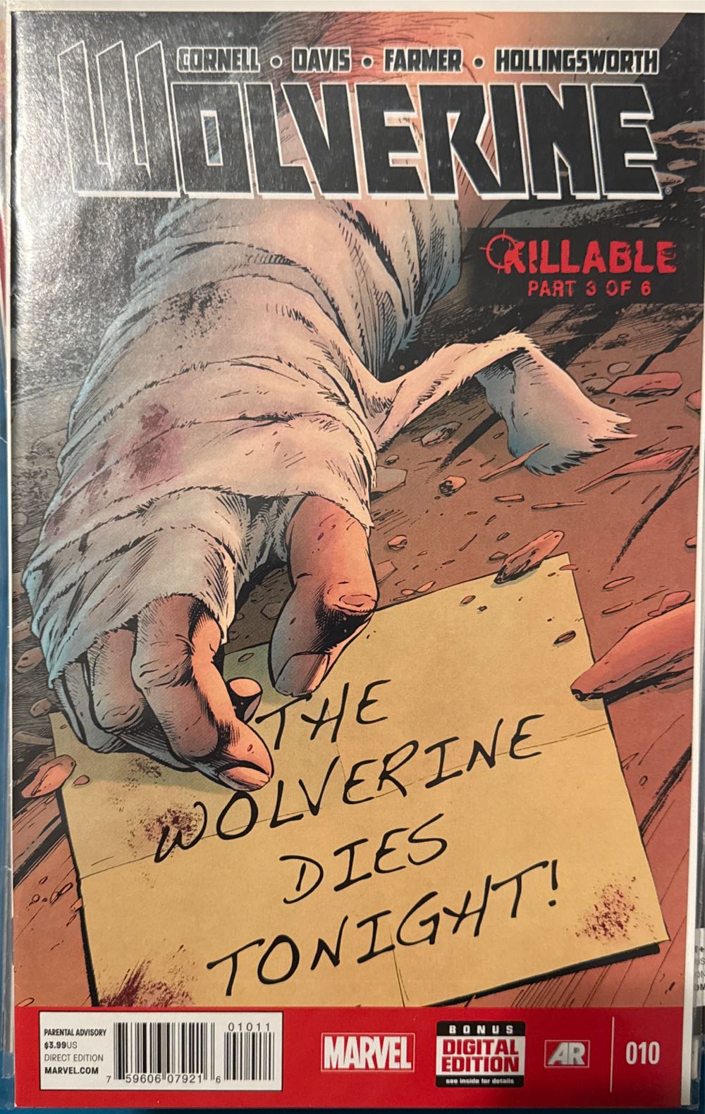 Wolverine - Marvel Comics (10 - Dec 2013) comic book collectible [Barcode 75960607921601011] - Main Image 2