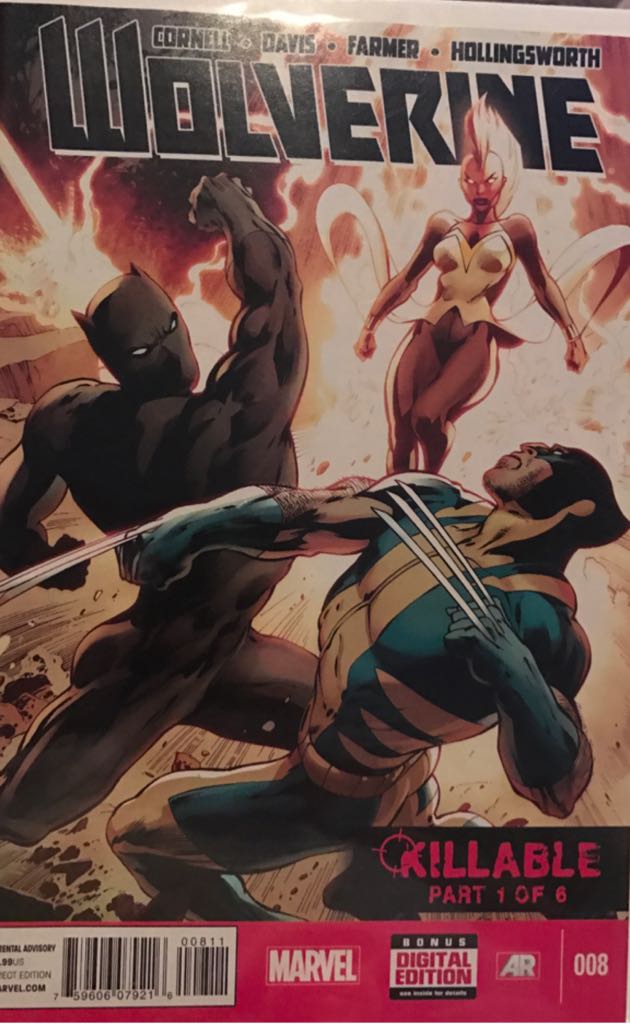 Wolverine - Marvel (8 - Oct 2013) comic book collectible [Barcode 75960607921600811] - Main Image 1