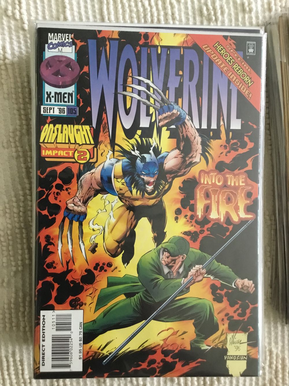 Wolverine - Marvel (105 - 09/1996) comic book collectible [Barcode 75960602254010511] - Main Image 3