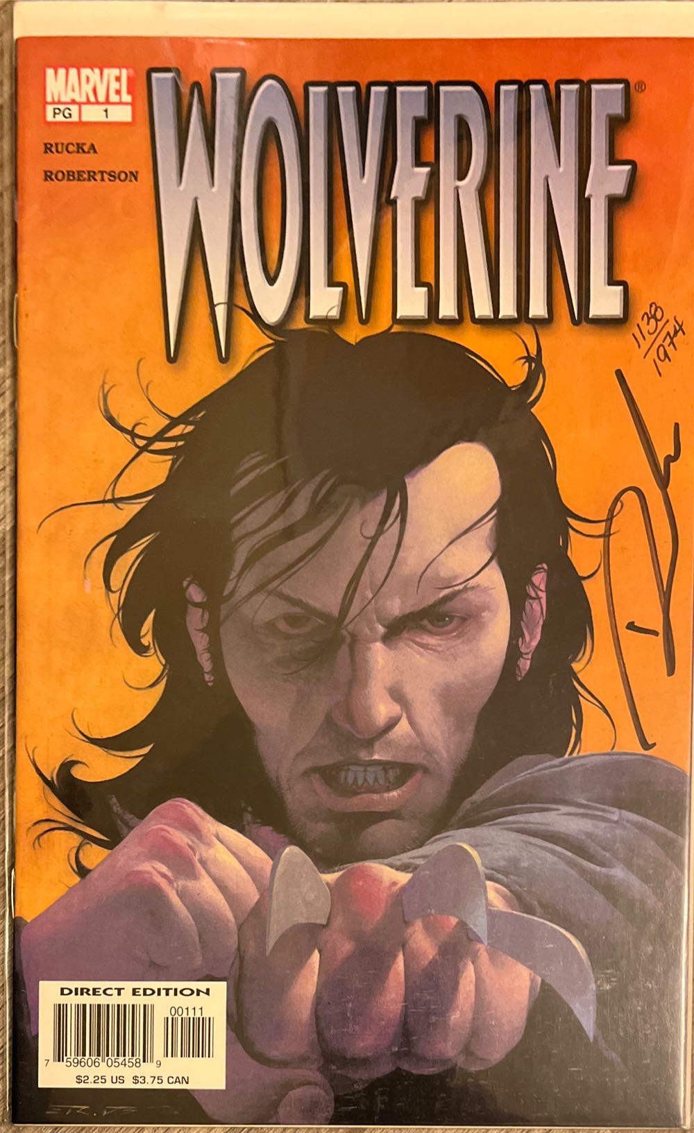 Wolverine (2003) - Marvel (1 - Jul 2003) comic book collectible [Barcode 75960605458900111] - Main Image 2