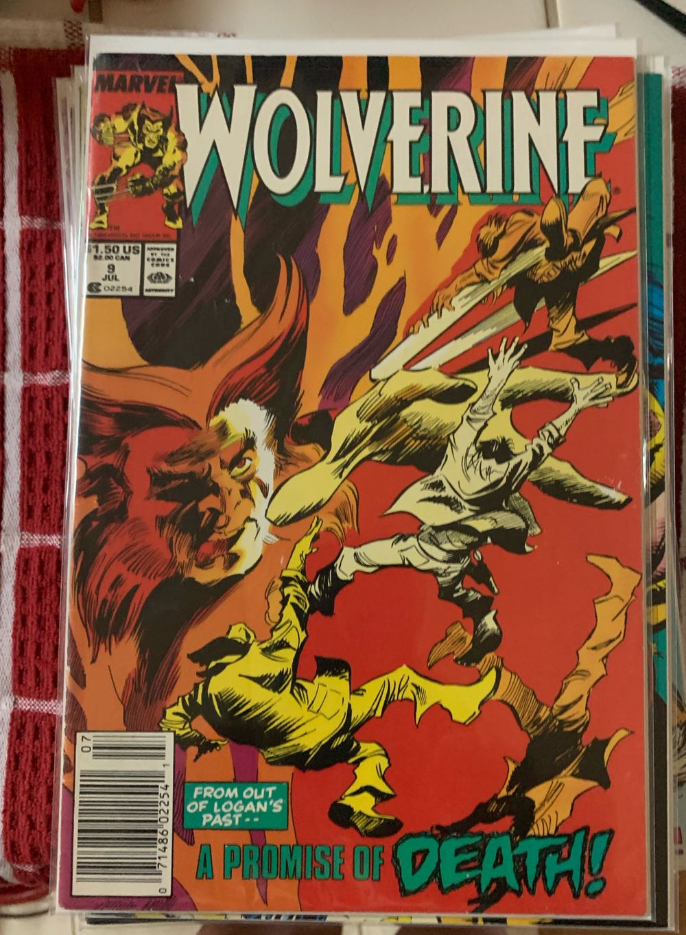 Wolverine - Marvel Comics (9 - Jul 1989) comic book collectible [Barcode 024885210484] - Main Image 2