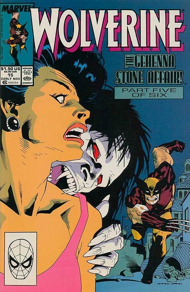 Wolverine - Marvel Comics (15 - Nov 1989) comic book collectible [Barcode 024885210484] - Main Image 2