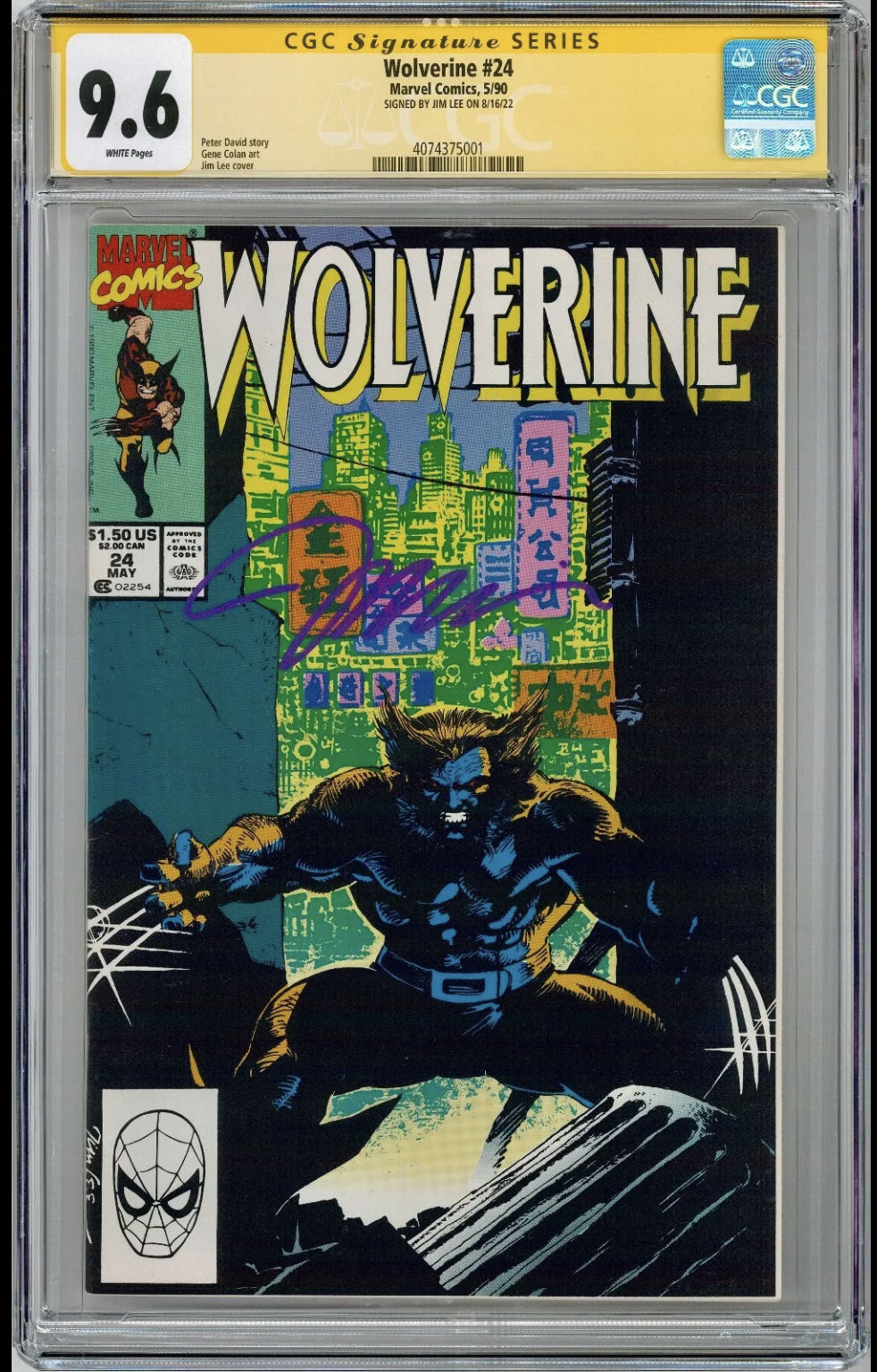 Wolverine - Marvel (24 - May 1990) comic book collectible - Main Image 2