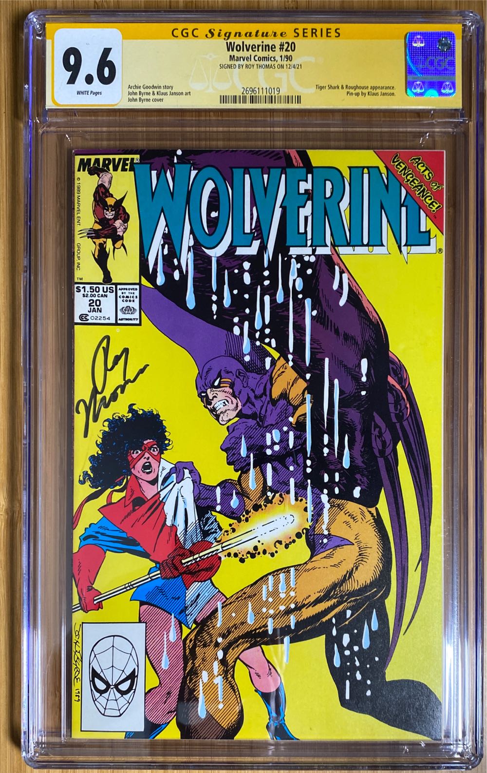 Wolverine - Marvel (20 - 01/1990) comic book collectible - Main Image 3