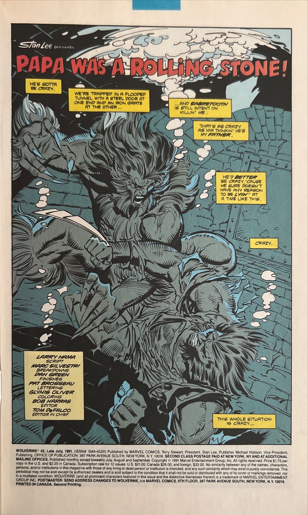 Wolverine - Marvel (42 - 07/1991) comic book collectible - Main Image 3