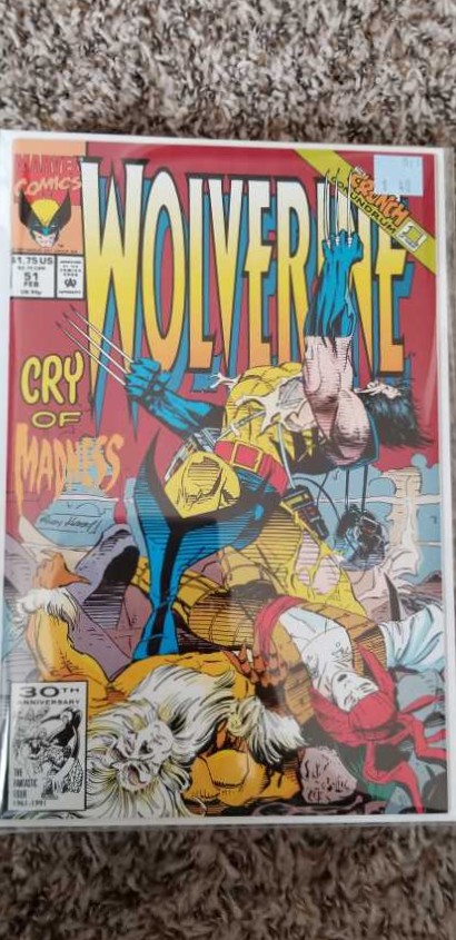 Wolverine (Vol. 2) - Marvel Comics (51 - 02/1992) comic book collectible - Main Image 2
