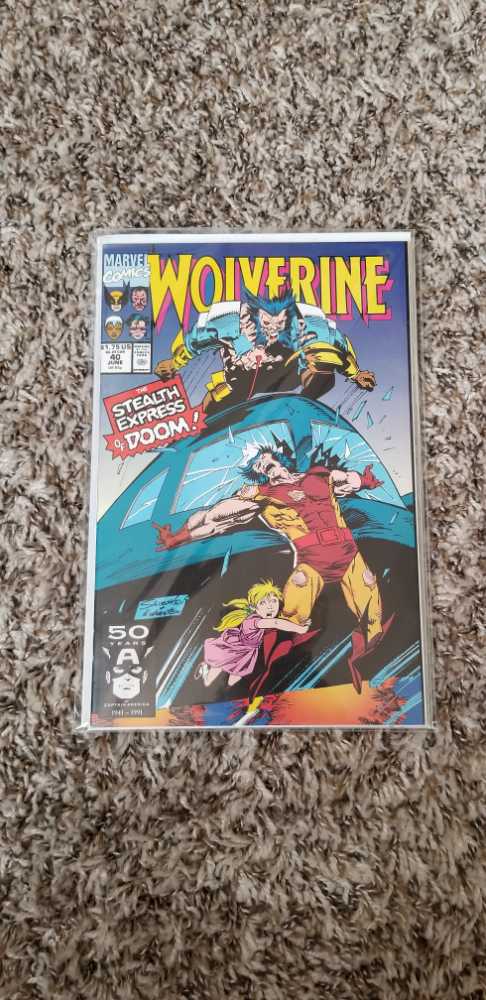 Wolverine (Vol 2) - Marvel (40 - Jun 1991) comic book collectible - Main Image 2