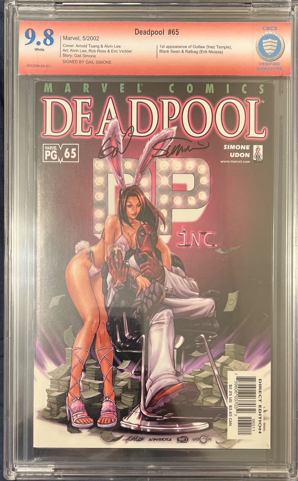 Deadpool - Marvel (65 - May 2002) comic book collectible [Barcode 759606037032] - Main Image 2