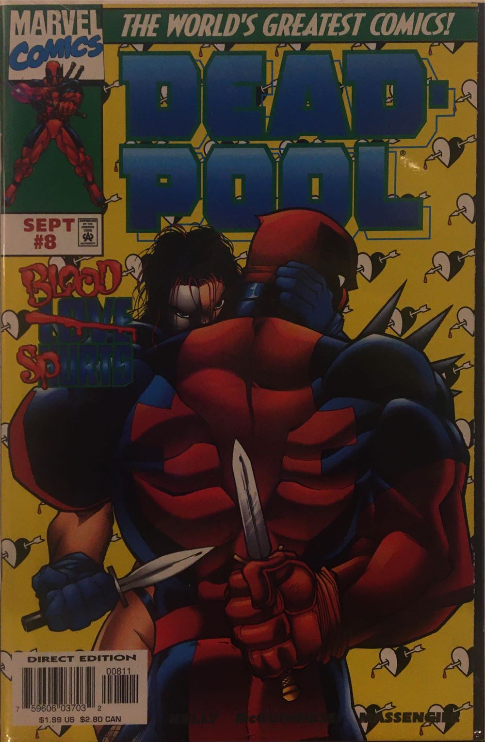Deadpool - Marvel (8 - Sep 1997) comic book collectible [Barcode 75960603703200811] - Main Image 2