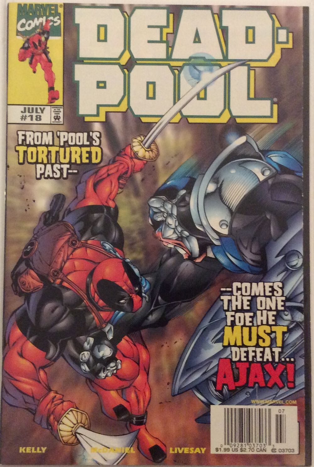 Deadpool - Marvel Comics (18 - Jul 1998) comic book collectible [Barcode 009281037033] - Main Image 2