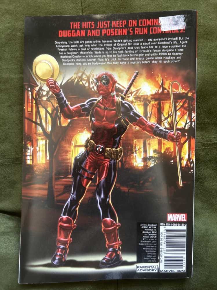 DEADPOOL BY POSEHN AND DUGGAN DELUXE EDITION VOL 03 HC (2012)  - Marvel Comics (3) comic book collectible [Barcode 9780785198253] - Main Image 2