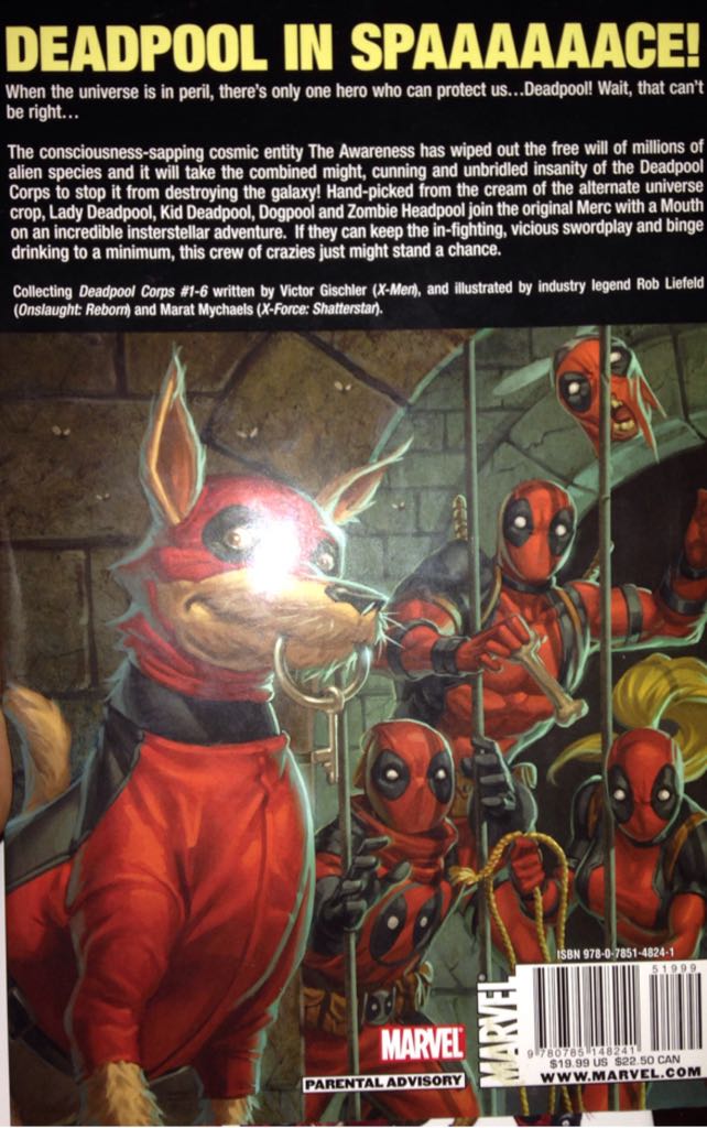 Deadpool Corps. - Marvel (1) comic book collectible [Barcode 9780785148241] - Main Image 2