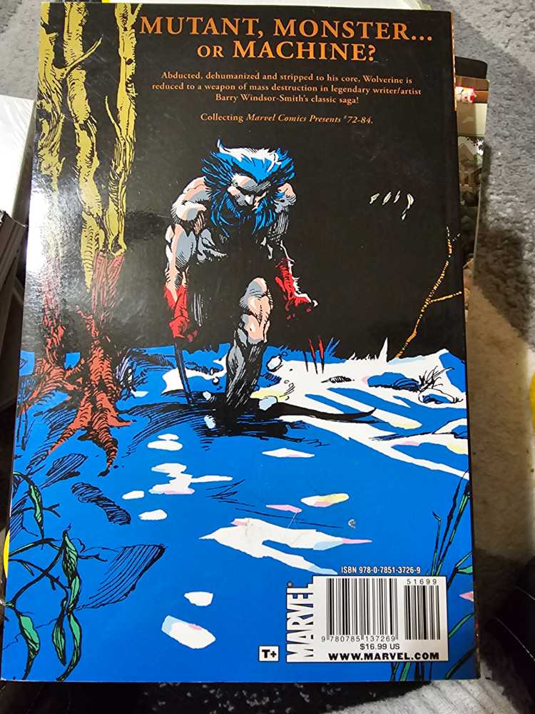 Marvel Comics Presents Wolverine: Weapon X (1991) - Marvel (TPB - Jan 2009) comic book collectible [Barcode 978078513726951699] - Main Image 2