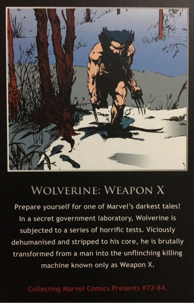 Wolverine: Weapon X - Hatchette Partworks Ltd (12) comic book collectible [Barcode 977204908602445] - Main Image 2