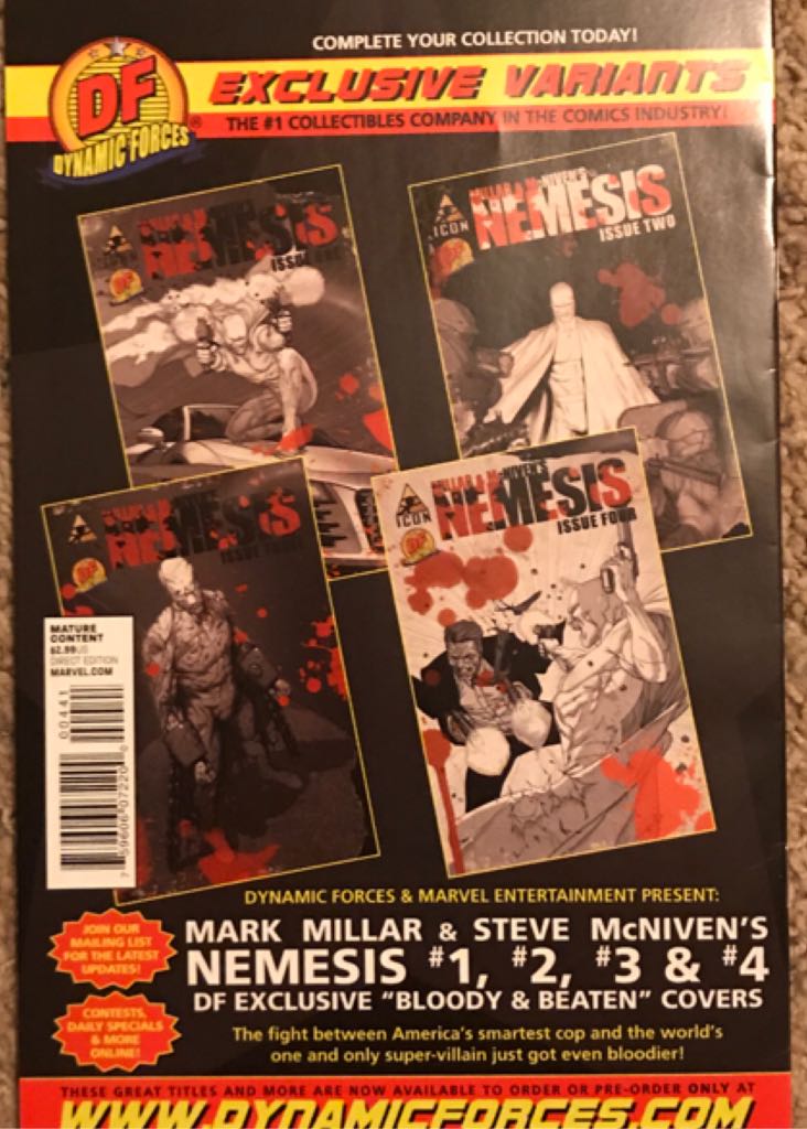 Nemesis - Marvel Comics (4 - 02/2011) comic book collectible [Barcode 75960607220000441] - Main Image 2