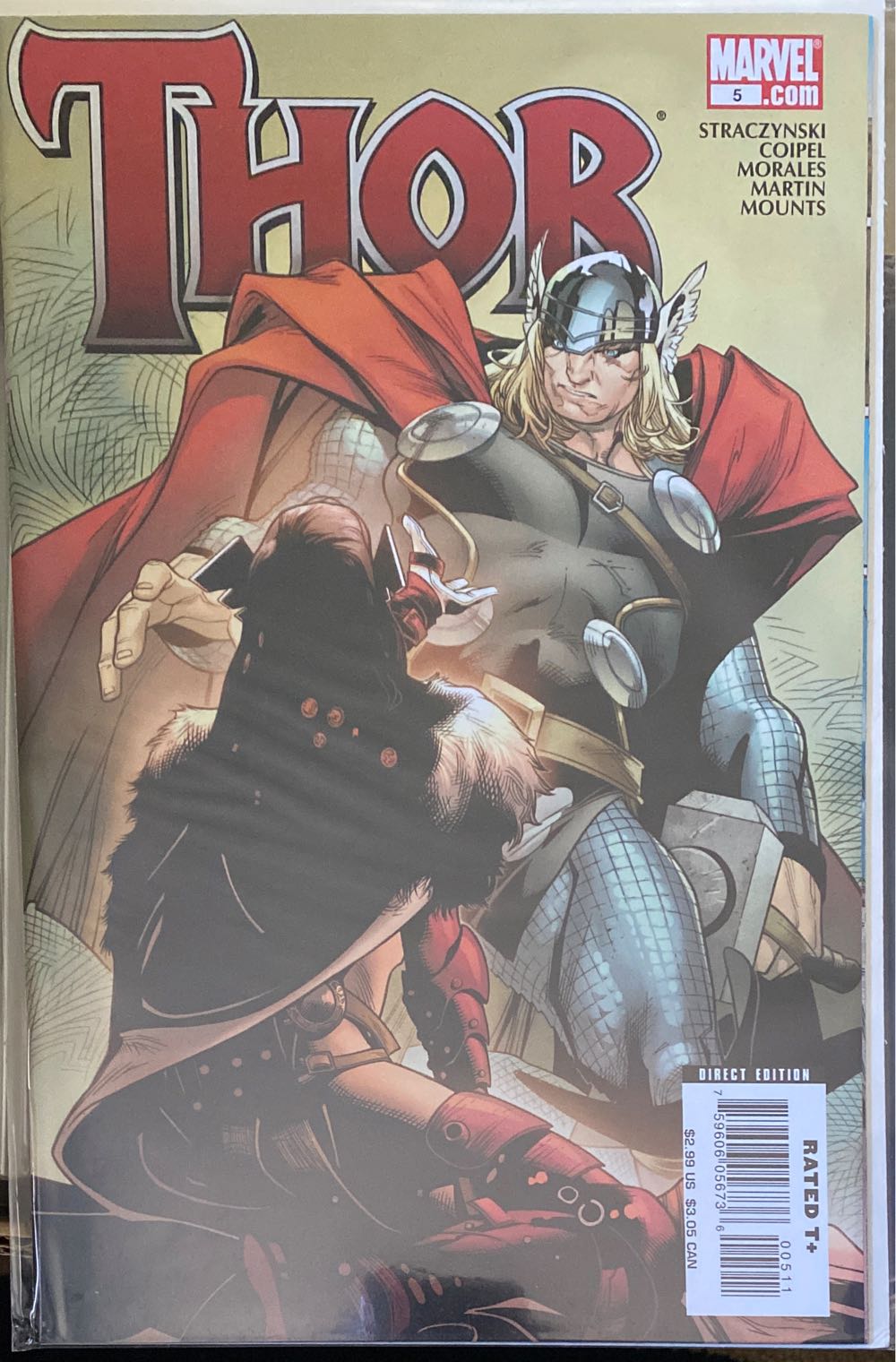 Thor 5 - Marvel Comics (5 - Jan 2008) comic book collectible [Barcode 75960605673600511] - Main Image 2
