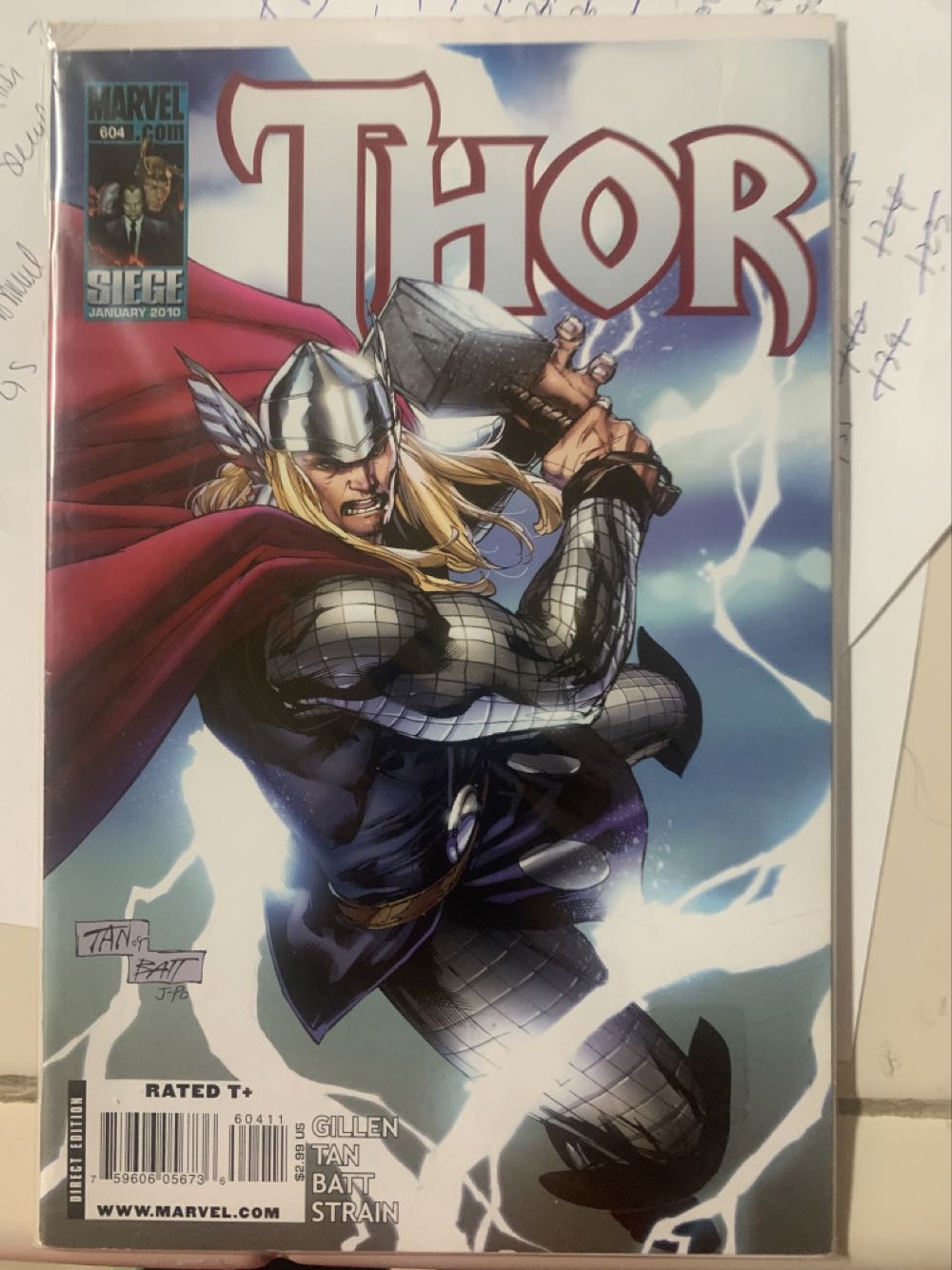 Thor (2007) - Marvel Comics (604 - Oct 2009) comic book collectible [Barcode 75960605673660411] - Main Image 2