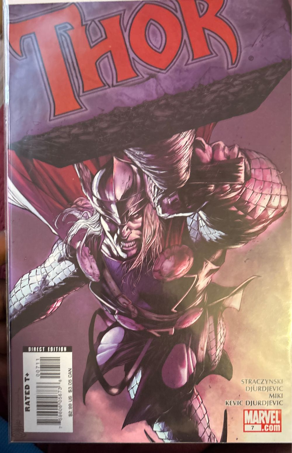 Thor - Marvel Comics (594 - May 2008) comic book collectible [Barcode 75960605673600711] - Main Image 2
