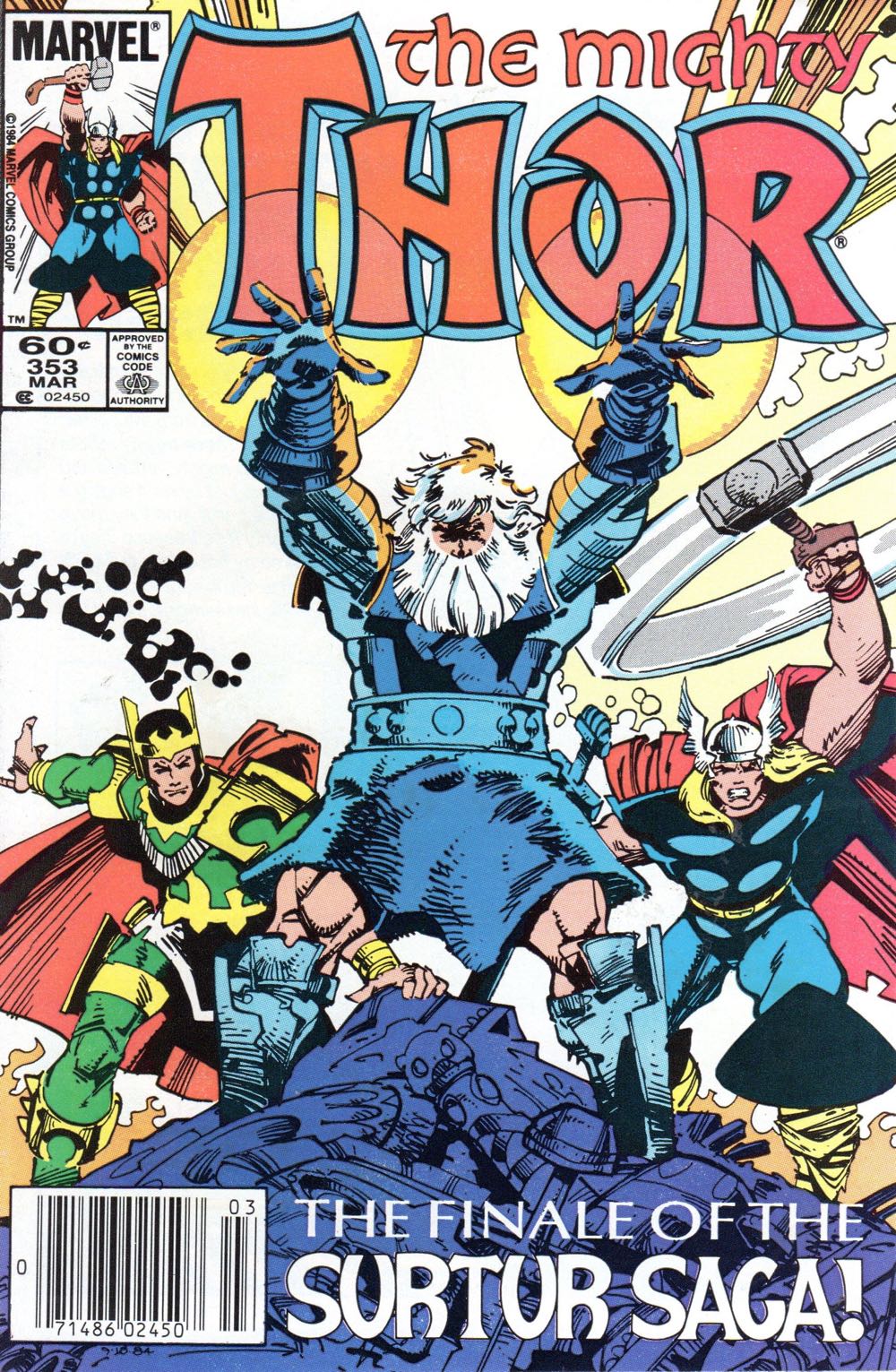 Thor - Marvel Comics Group (367 - 05/1986) comic book collectible [Barcode 071486024507] - Main Image 3