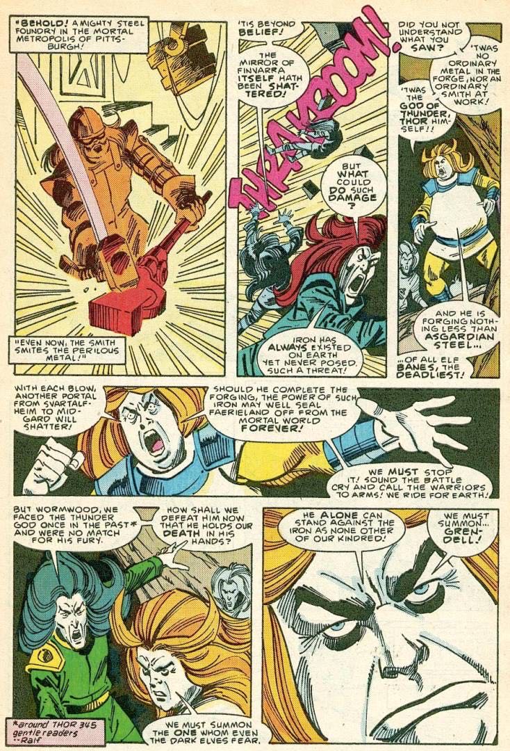 Thor - Marvel (377 - Mar 1987) comic book collectible [Barcode 071486024507] - Main Image 3