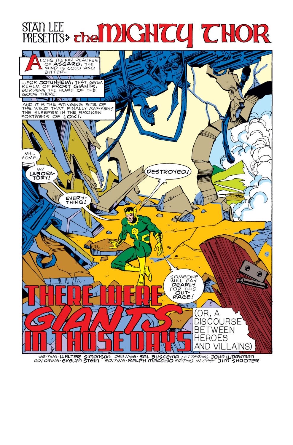 Thor, The Mighty - Marvel Comics (379 - May 1987) comic book collectible [Barcode 071486024507] - Main Image 3
