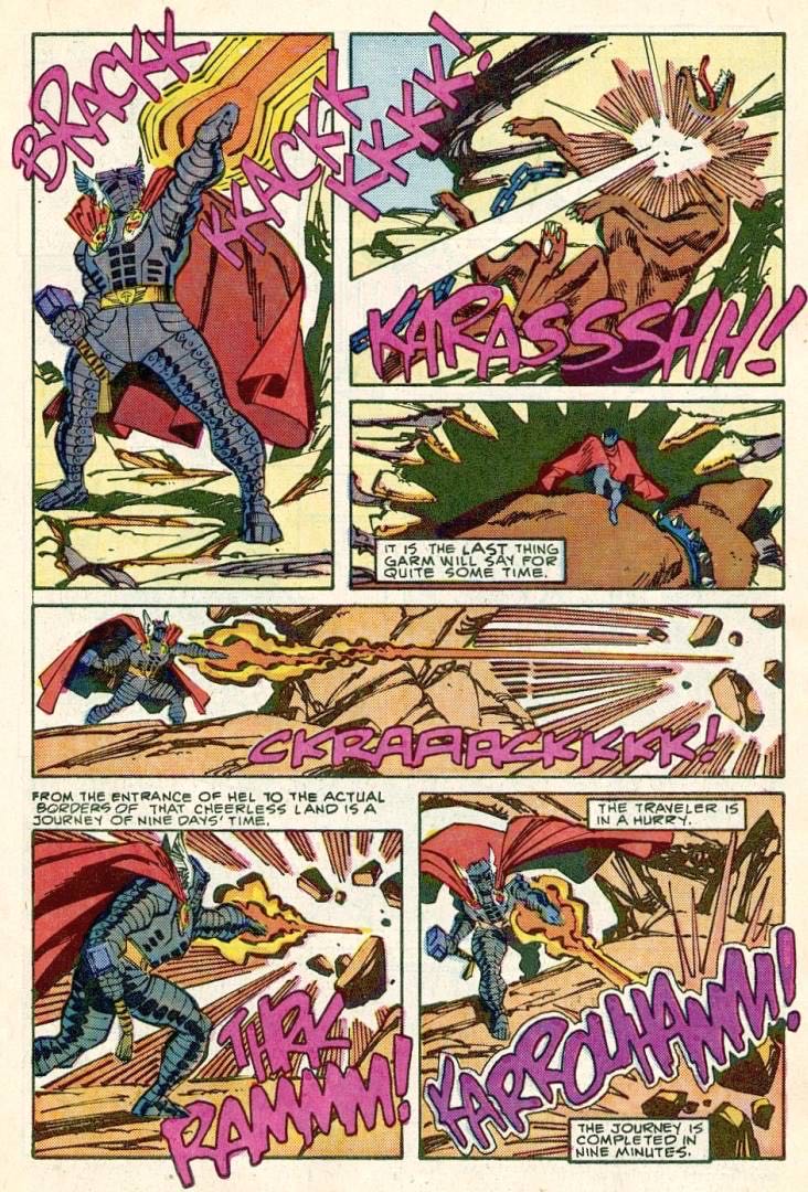 Thor - Marvel (382 - Aug 1987) comic book collectible [Barcode 071486024507] - Main Image 4