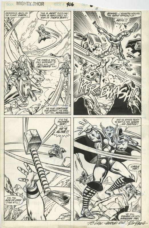 Thor - Marvel (406 - Aug 1989) comic book collectible [Barcode 071486024507] - Main Image 3