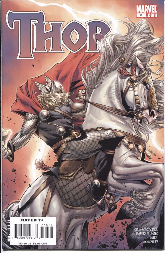 Thor - Marvel (8 - Jun 2008) comic book collectible [Barcode 759606056736] - Main Image 2