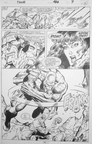 Thor, The Mighty - Marvel Comics (482 - Jan 1995) comic book collectible [Barcode 009281024507] - Main Image 2