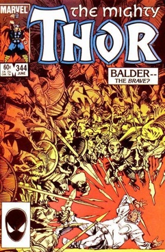 Thor, The Mighty - Marvel Comics (344 - Feb 1984) comic book collectible [Barcode 071486024507] - Main Image 1