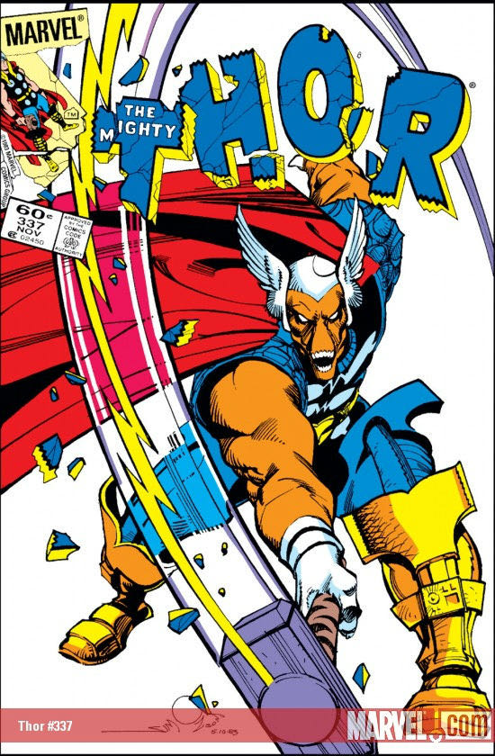 Thor, The Mighty - Marvel Comics (344 - Feb 1984) comic book collectible [Barcode 071486024507] - Main Image 3