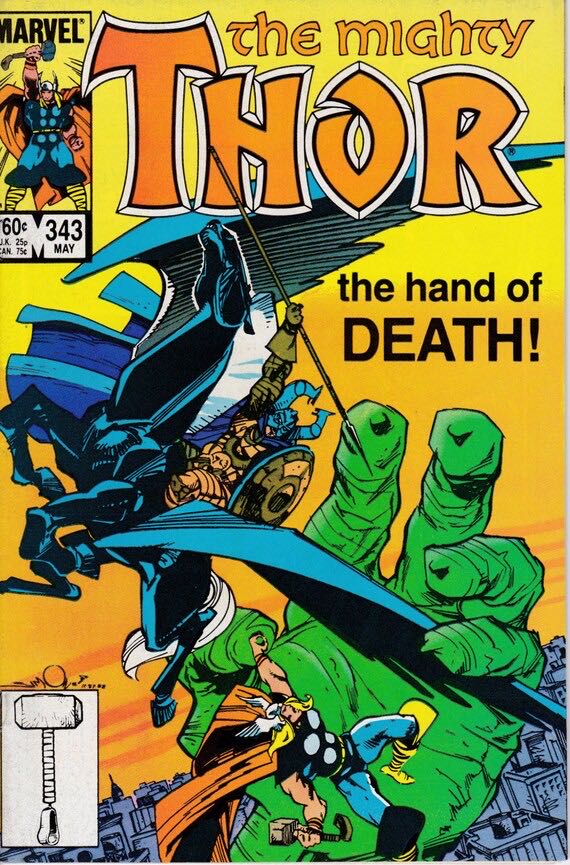 Thor, The Mighty - Marvel Comics (344 - Feb 1984) comic book collectible [Barcode 071486024507] - Main Image 4