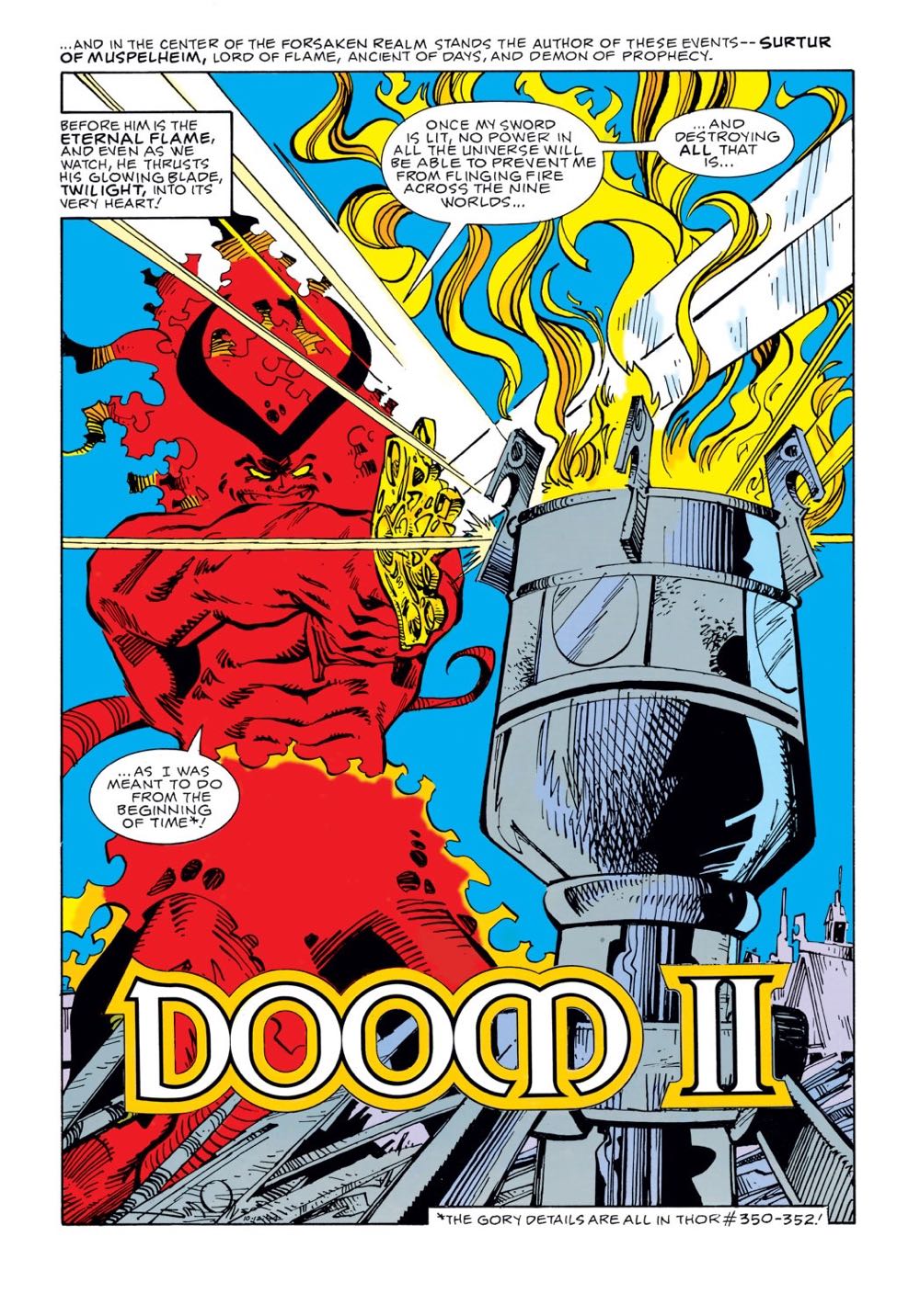 Thor, The Mighty - Marvel Comics (353 - Mar 1985) comic book collectible [Barcode 071486024507] - Main Image 3