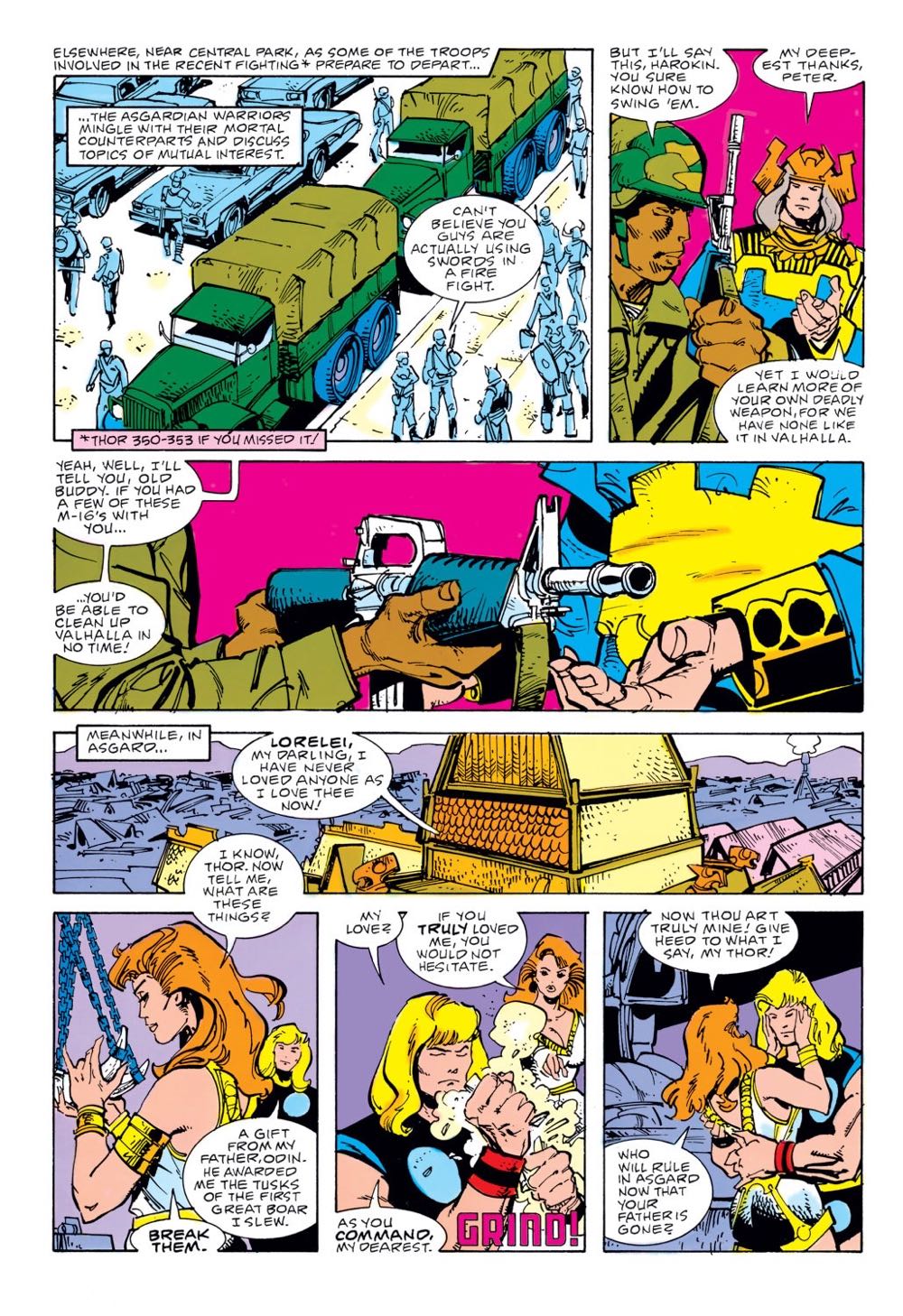 Thor - Marvel (358 - Aug 1985) comic book collectible [Barcode 071486024507] - Main Image 3