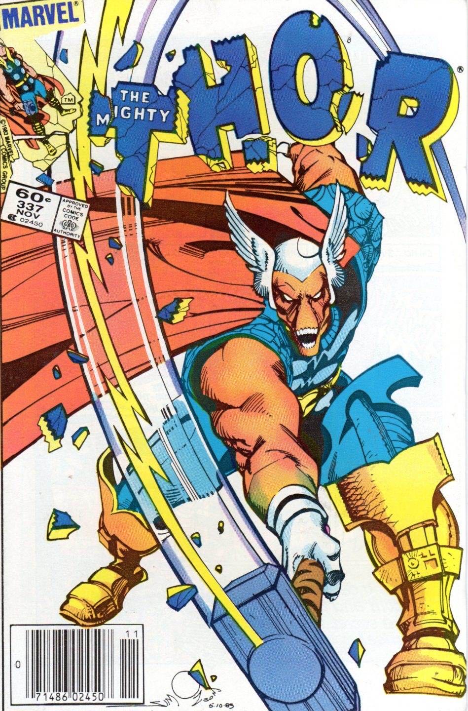 Thor - Marvel (368 - Jun 1986) comic book collectible [Barcode 071486024507] - Main Image 4
