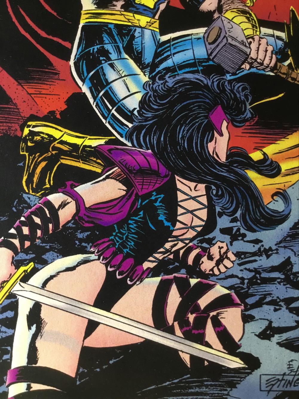 Thor, The Mighty - Marvel Comics (484 - Mar 1995) comic book collectible [Barcode 759606024506] - Main Image 2