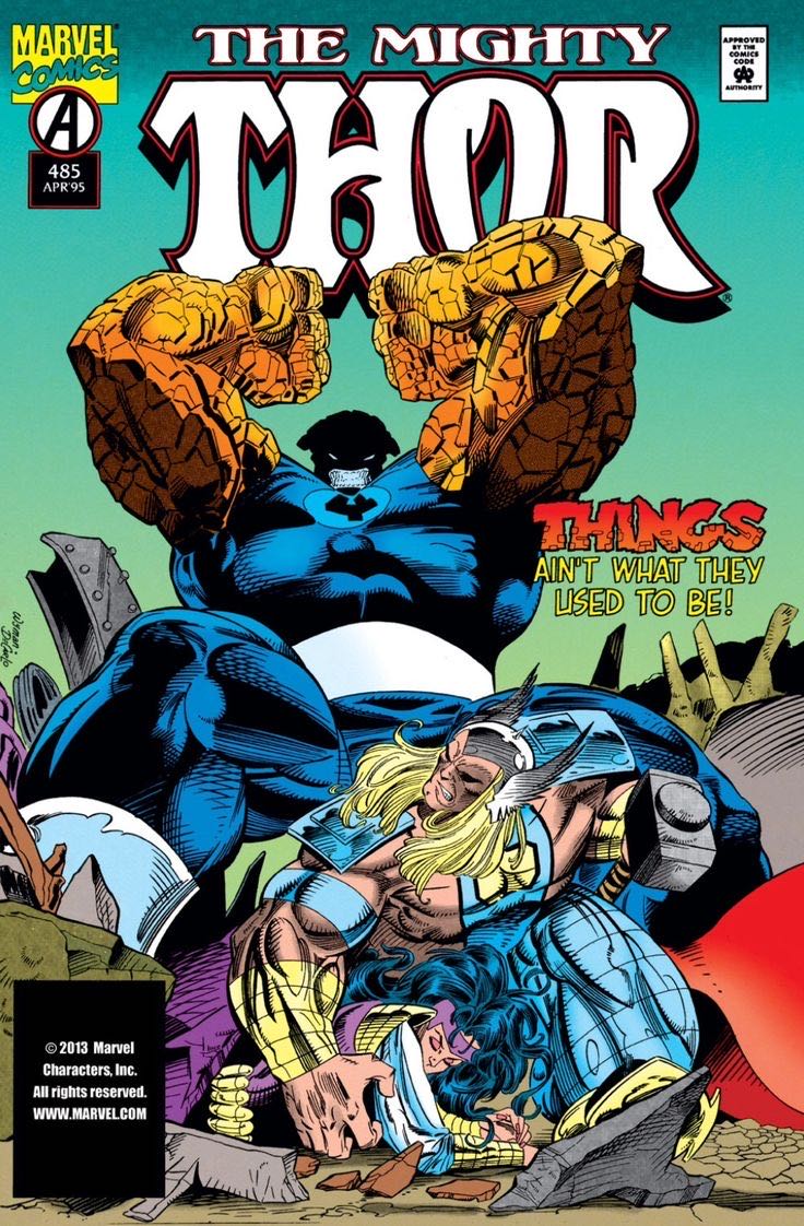 Thor, The Mighty - Marvel Comics (484 - Mar 1995) comic book collectible [Barcode 759606024506] - Main Image 3