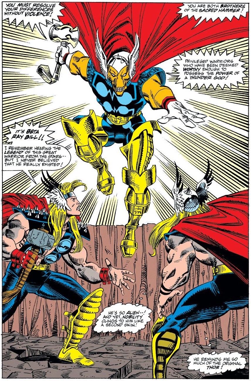 Thor - Marvel (438 - Nov 1991) comic book collectible [Barcode 009281024507] - Main Image 2