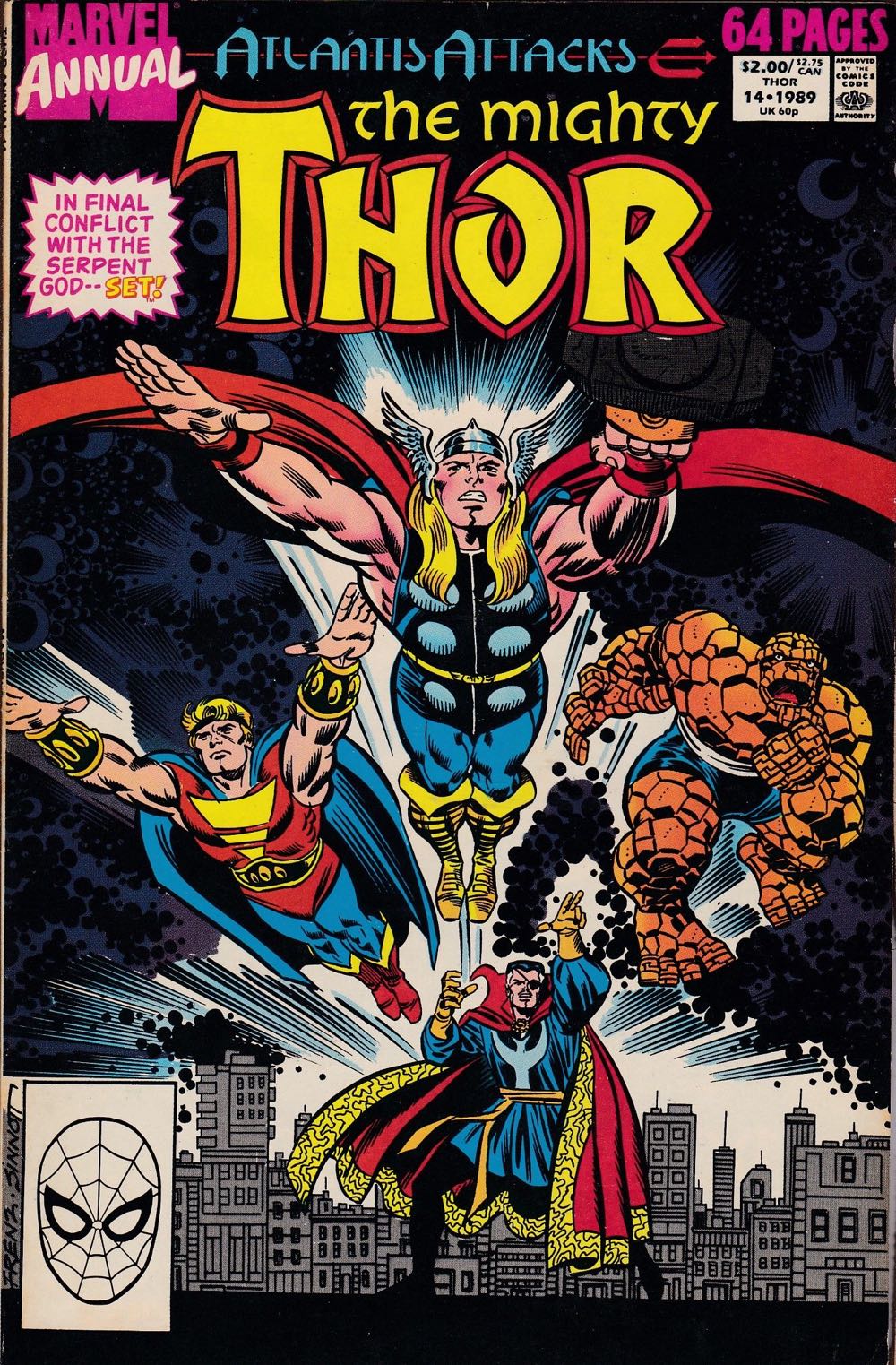 Thor, The Mighty - Marvel Comics (458 - 01/1993) comic book collectible [Barcode 009281024507] - Main Image 3