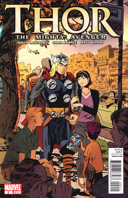 Thor, The Mighty - Marvel Comics (415 - Mar 1990) comic book collectible [Barcode 000000000] - Main Image 4