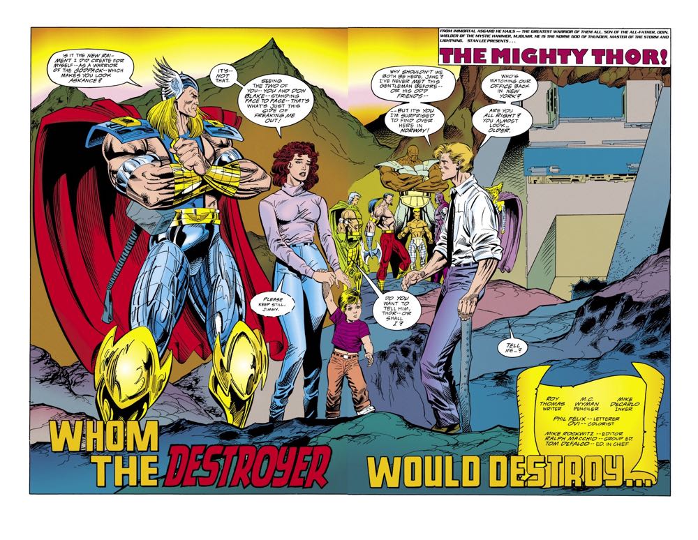 Thor, The Mighty - Marvel Comics (476 - Jul 1994) comic book collectible [Barcode 000000000] - Main Image 3