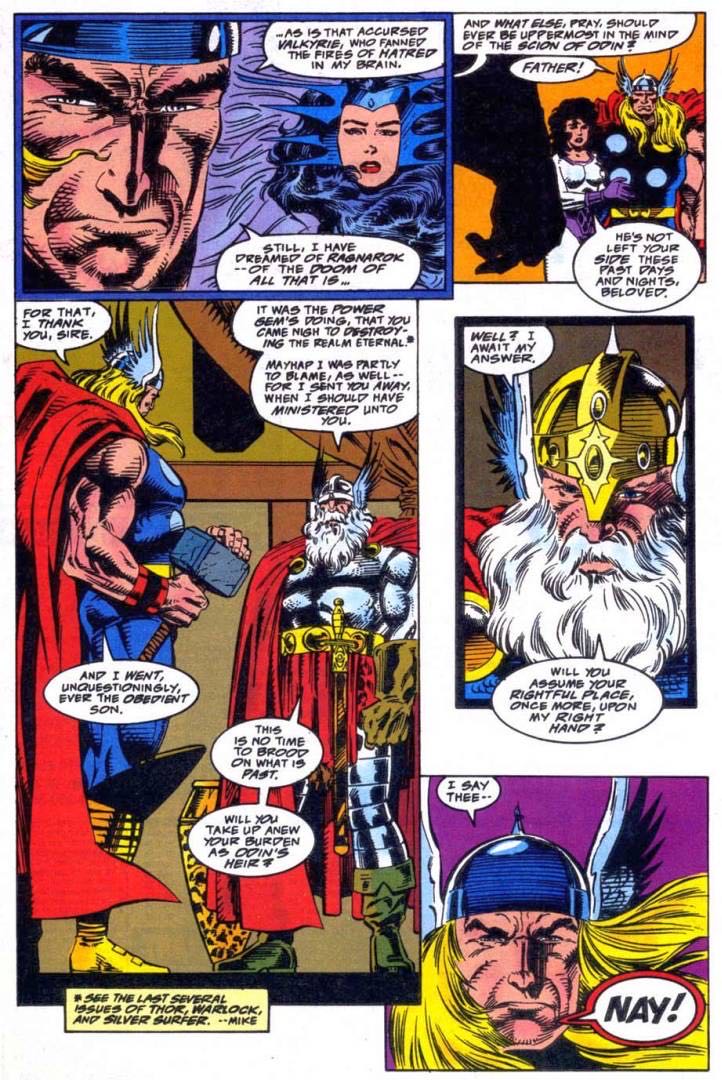 Thor, The Mighty - Marvel Comics (472 - Mar 1993) comic book collectible [Barcode 000000000] - Main Image 4